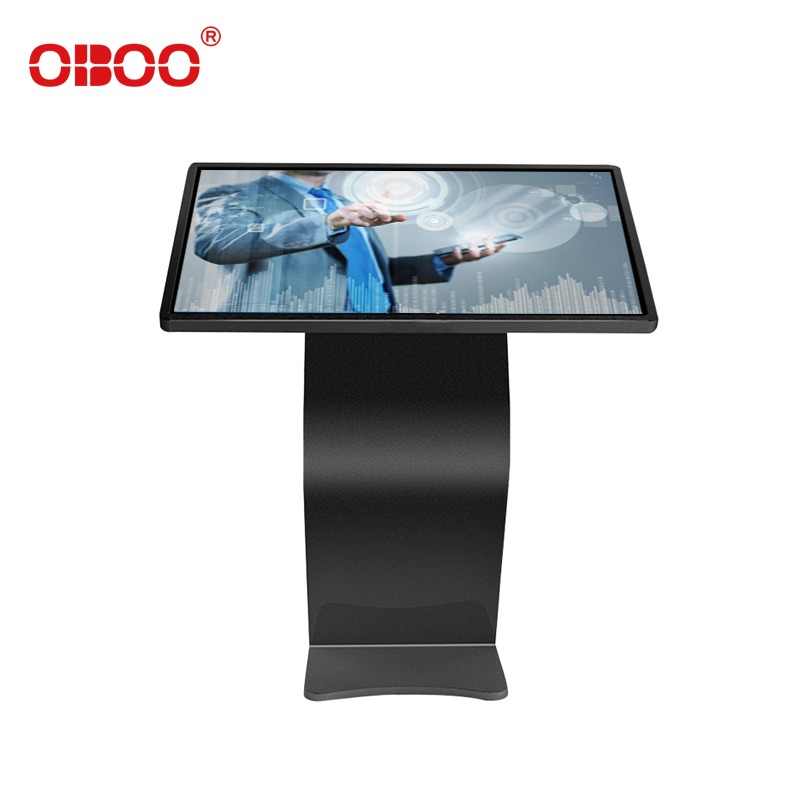 OBOO品牌促销55寸卧式触控屏一体机led红外电容触摸交互式终端机