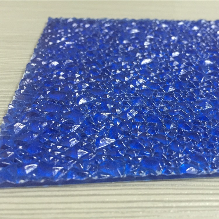 钻石颗粒耐力板 大颗粒pc耐力板 pc颗粒板 朴丰厂家 定做颜色