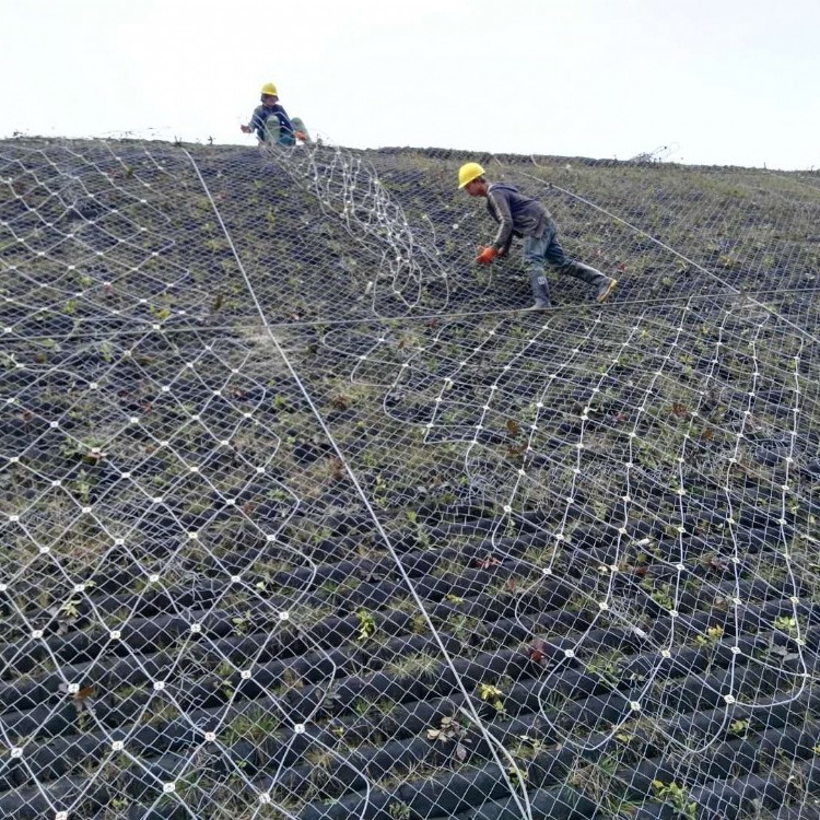 河北腾岭山坡边坡防护网厂家价格型号 厂家生产 防止落石冲击