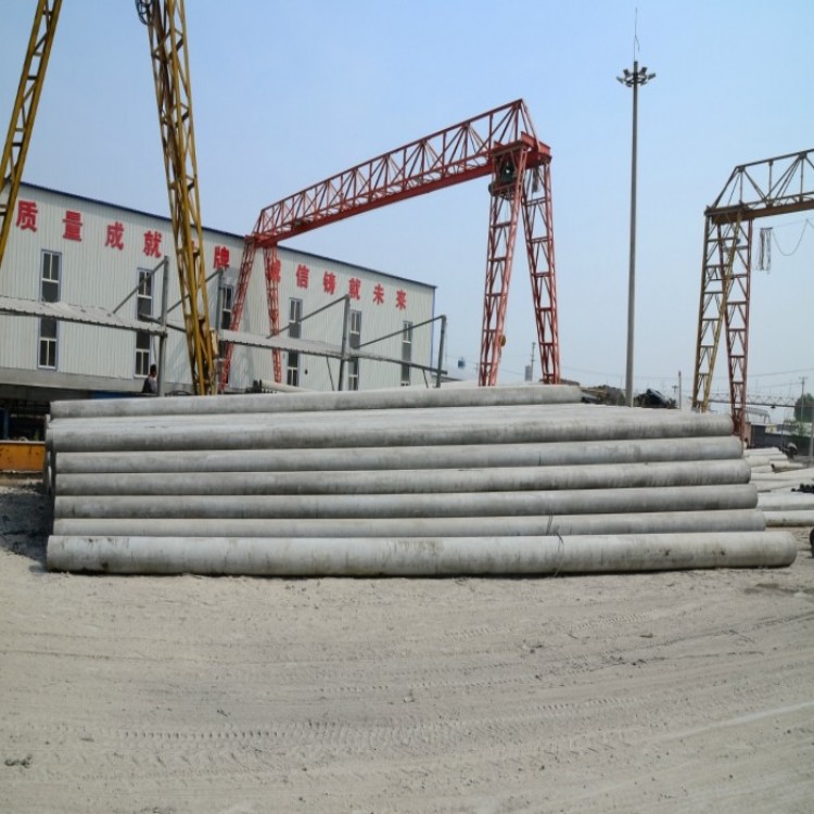 河南省商丘市厂家 供应8米10米水泥电线杆、12米大弯矩电杆、18米法兰电杆