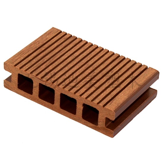 迪美销售木塑圆孔地板塑木地板  木塑圆孔地板生产厂家