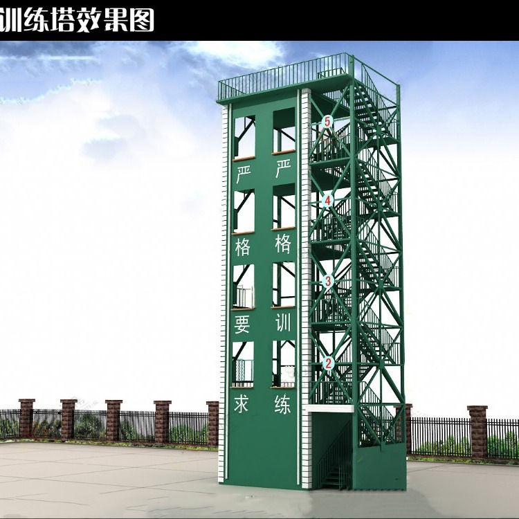 4-10层训练塔 钢结构消防训练塔 训练塔厂家找林东