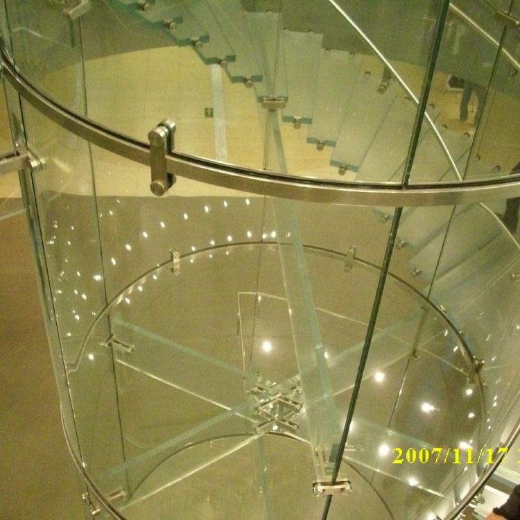北京老厂建安宏业发不锈钢玻璃实木栏杆 楼梯扶手 围栏