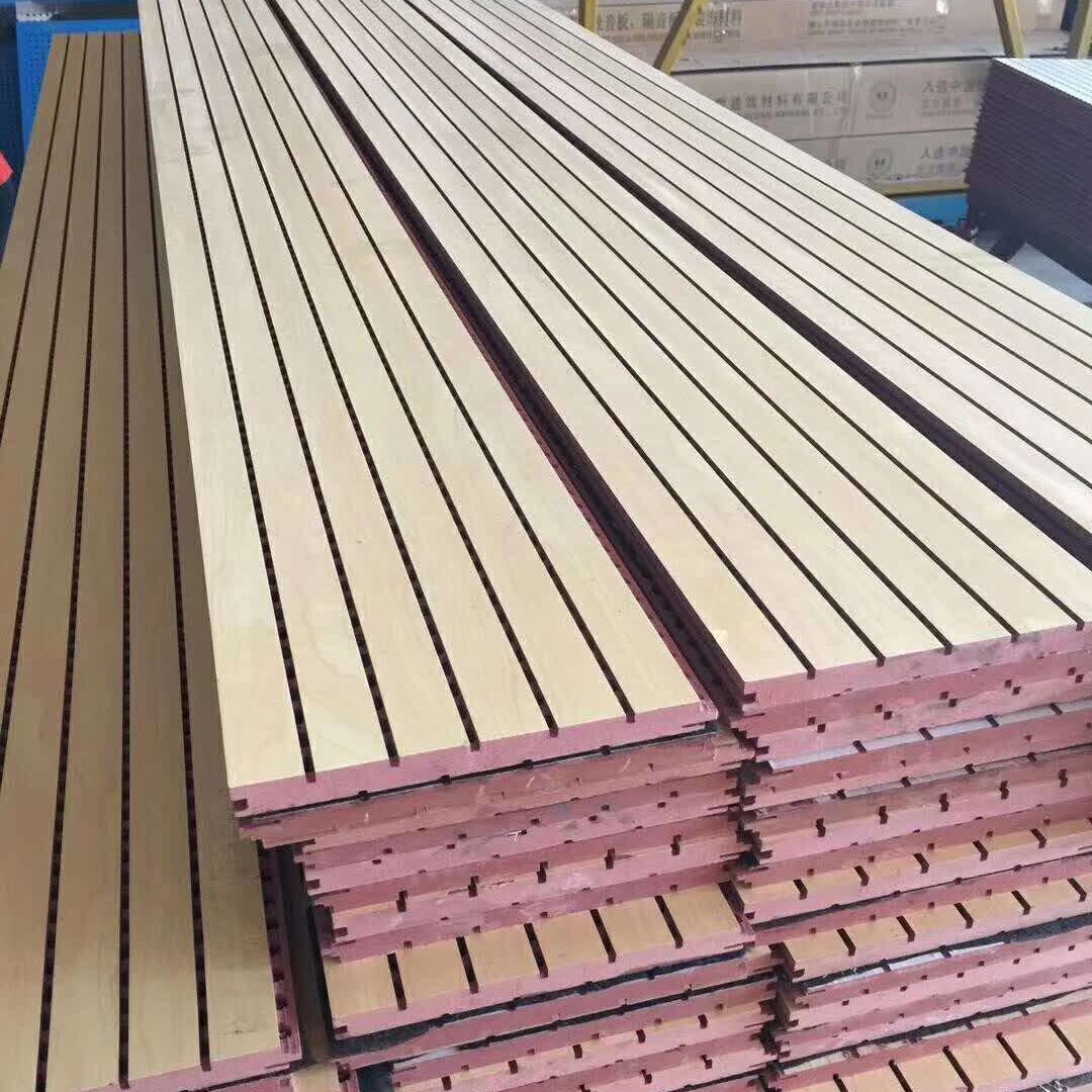 木质吸音板厂家  环保红芯阻燃木质吸音板厂家 防火吸音板