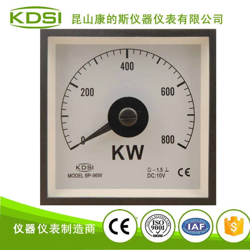 直流电压功率表 BE-96W DC10V 800KW 指针式功率表