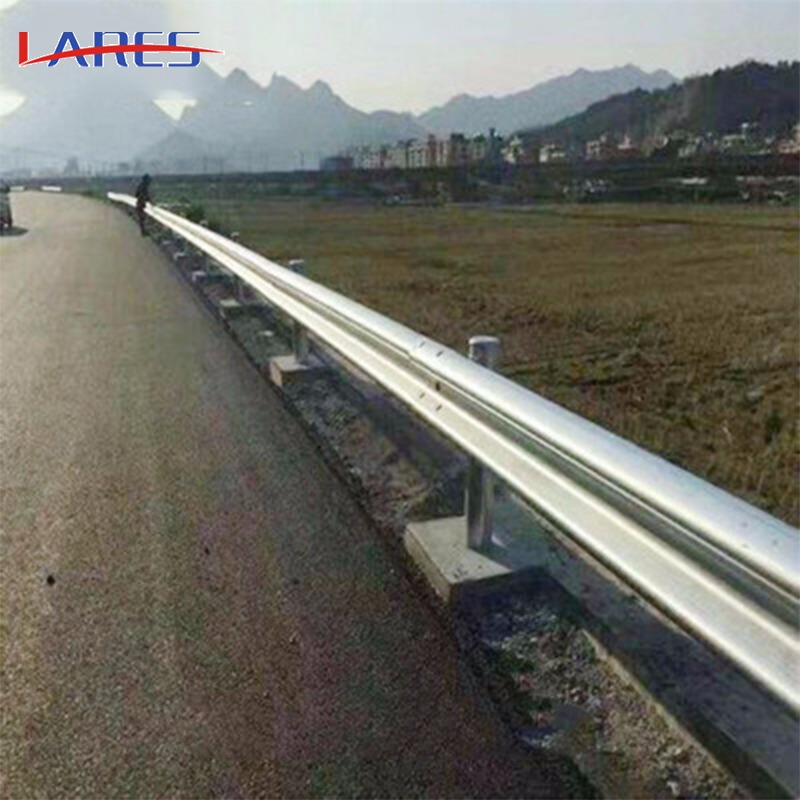 拉瑞斯杭州地区高速公路波形护栏板双波热镀锌钢防撞护栏市政公路交通设施围栏