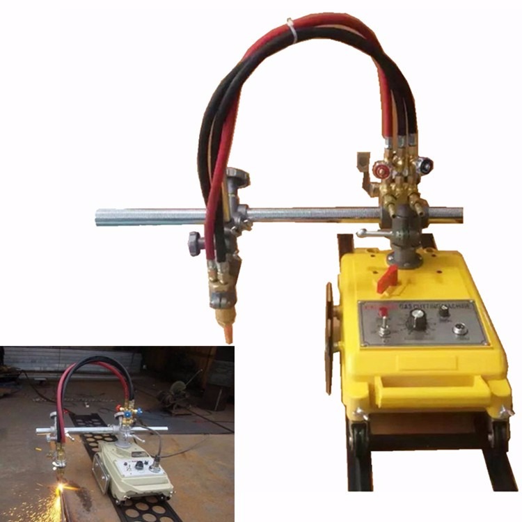 东硕机械CG1-100半自动火焰切割机 双头钢板切割机 钢板直线气割机