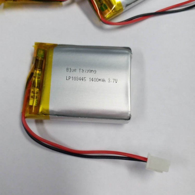 103445锂聚合物电池1400mah耳机音响聚合物锂电池3.7V