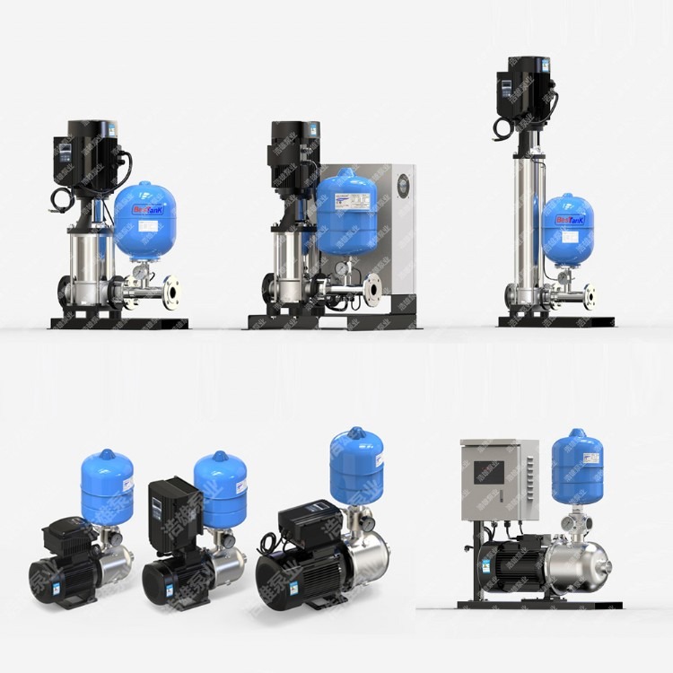 全自动自来水变频增压水泵(1.2寸40管DN32-6寸管通用) _立式卧式变频恒压管道加压水泵厂家