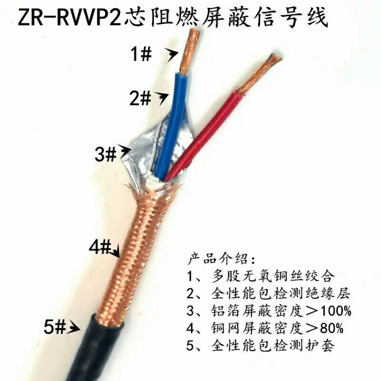 郑州控制电缆厂家直销国标阻燃RVV RVVP
