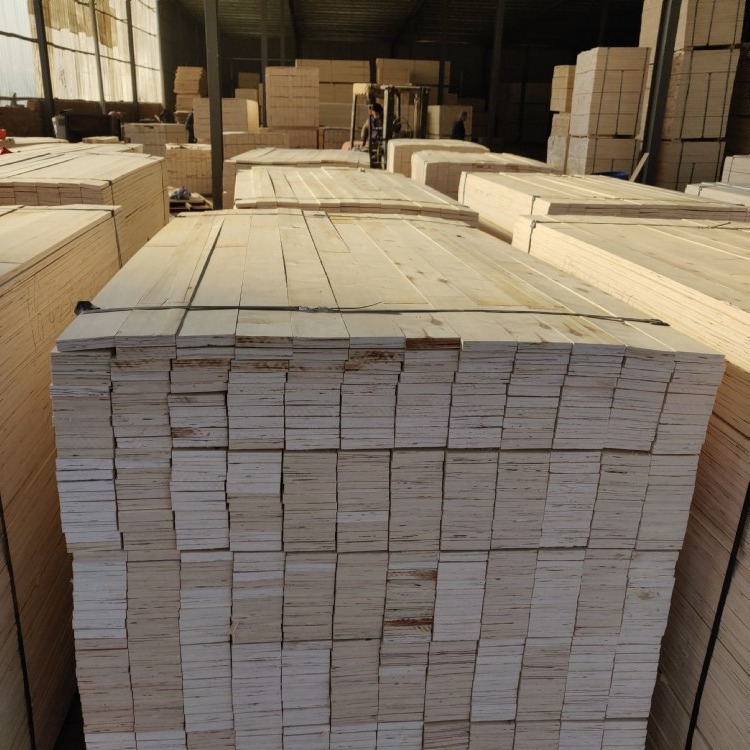 免熏蒸杨木木方 包装出口用木方 LVL层积材木方