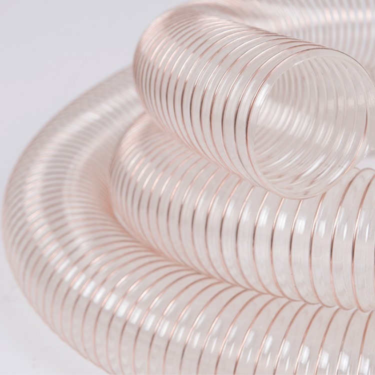德润聚氨酯透明PU钢丝软管长度：每卷10米、15米、20米