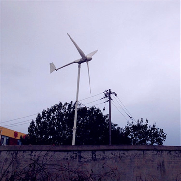 别墅风力发电机组   家用小功率风力发电机生产厂