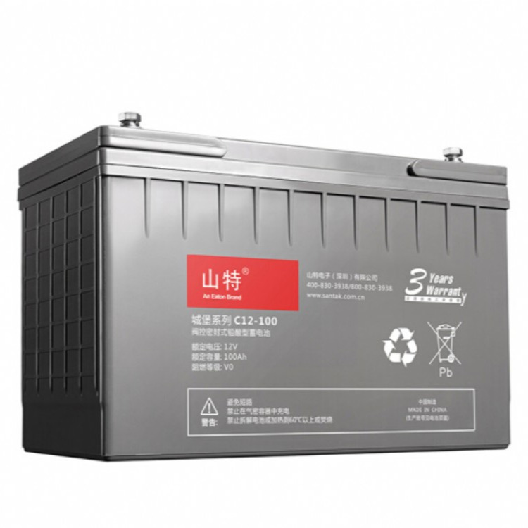 SANTAK    山特UPS电池铅酸蓄电池免维护12V100AH C12-100AH