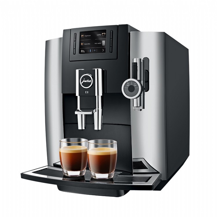 JURA/优瑞 E8进口家用意式美式现磨全自动咖啡机 一键式拿铁制作办公室咖啡机商用