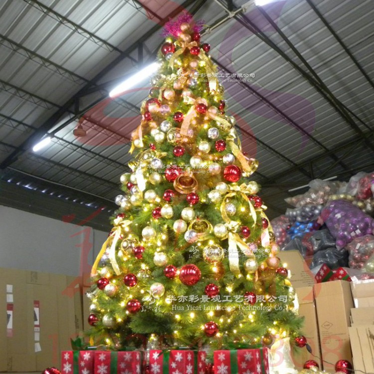 可控灯光编程圣诞树，出口圣诞树，仿真圣诞树批发，led可控灯光圣诞树