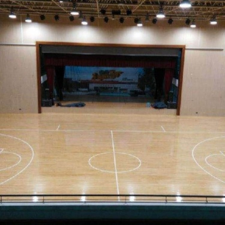 舞台专用木地板：枫木舞台木结构地板 