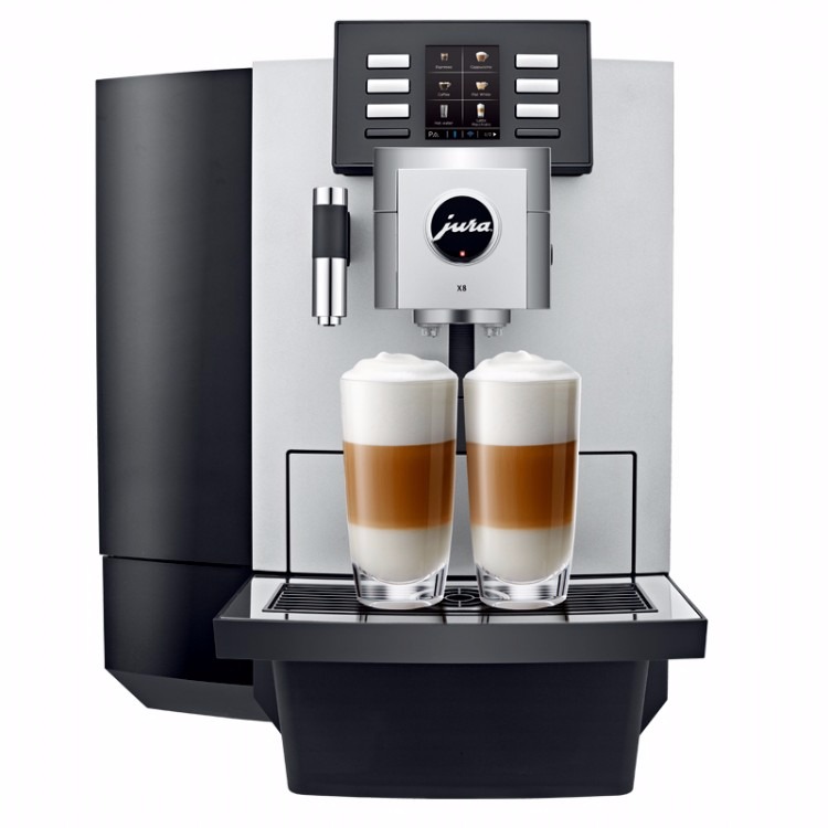 瑞士 JURA/优瑞X8意式全自动咖啡机/一键式现磨商用咖啡机 便利店一站式咖啡机