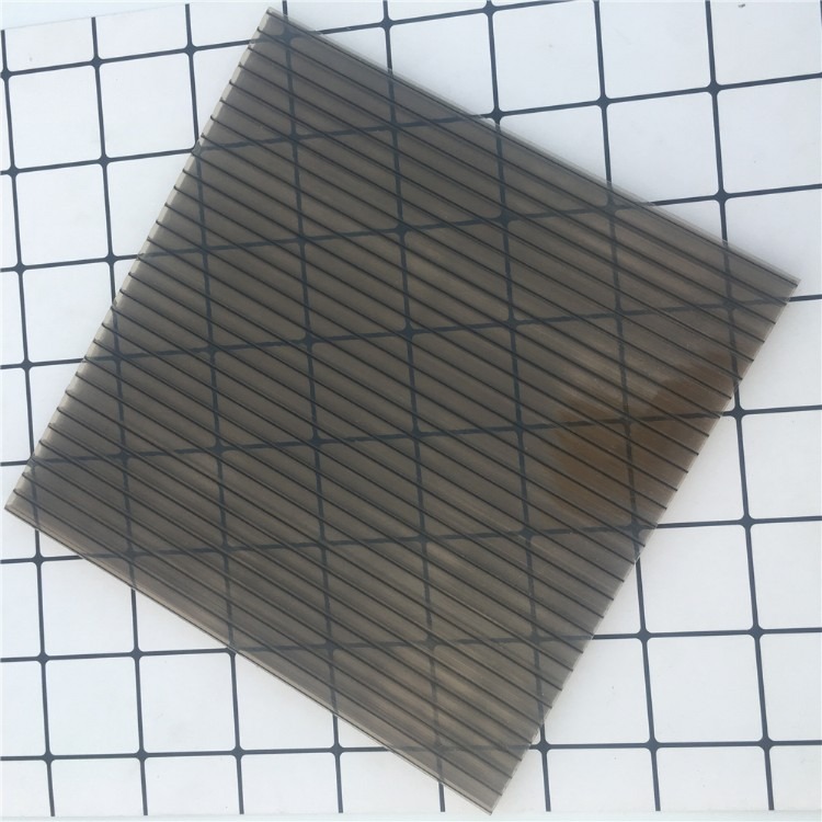 茶色pc阳光板 7mm阳光板 厂家定制 抗紫外线带UV涂层 现货库存
