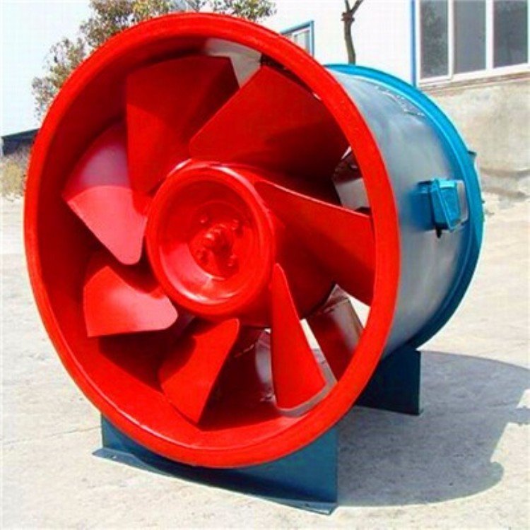 厂家直销轴流斜流风机 消防排烟风机  长期供应高温消防排烟风机