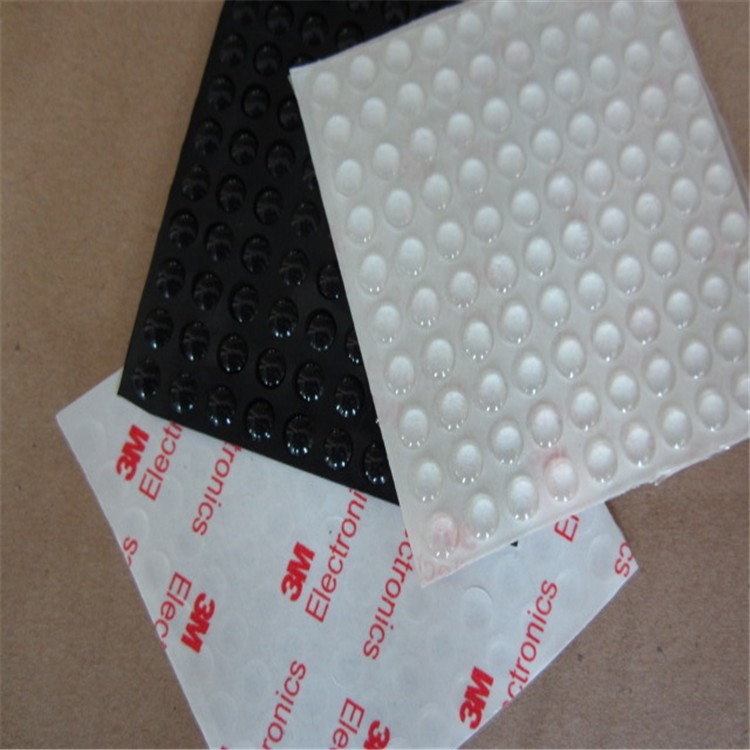 自粘透明硅胶垫 防滑减震耐磨硅胶垫 玻璃胶垫 免费拿样