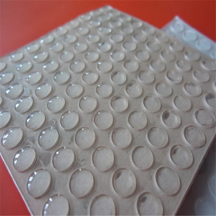 圆形硅胶脚垫 透明玻璃胶垫 硅胶防撞粒 半球形防滑减震