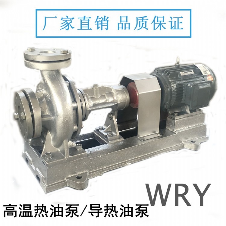 耐高温导热油泵WRY125-100-250,离心热油泵配用55KW电机 江苏常州生产厂家供应