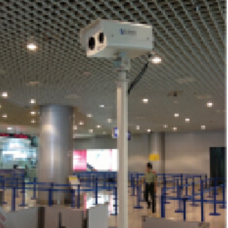 适合于在机场码头车站医院商场人体热像体温筛查智能检测仪YQHC-06