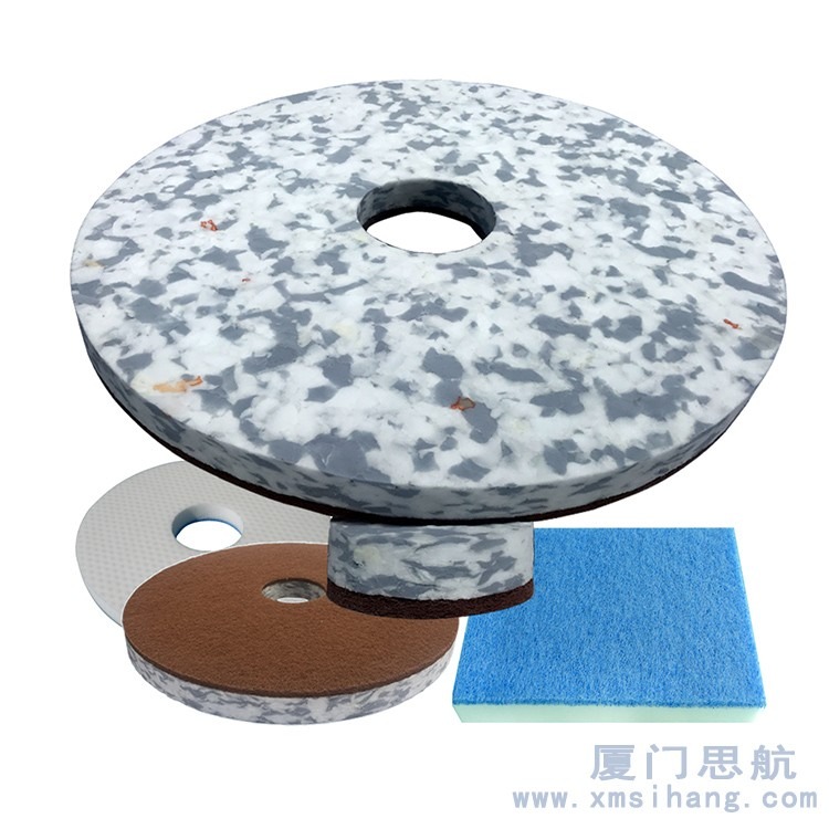 新型胶合圆盘百洁垫 三聚氰胺泡沫抛光地板清洁垫片地板护理