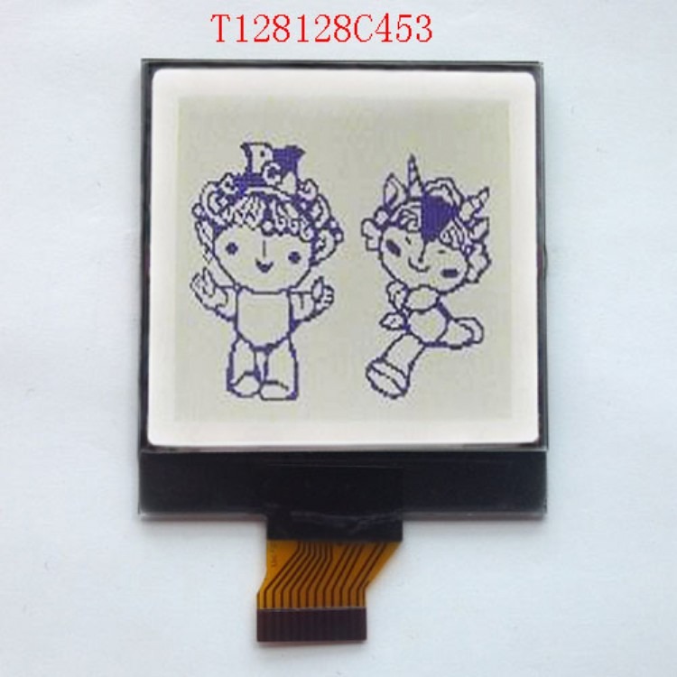 深圳厂家现货供应2.4寸单色LCD液晶显示屏128128图形点阵