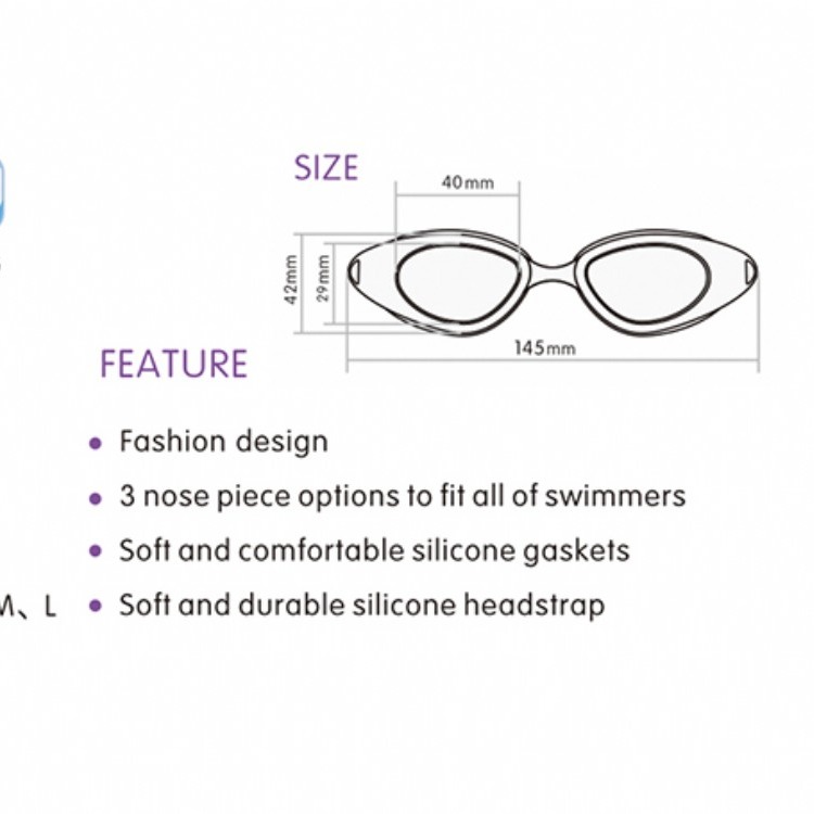 自主研发生产鲸鱼泳镜高清防水防雾舒适男女游泳眼镜