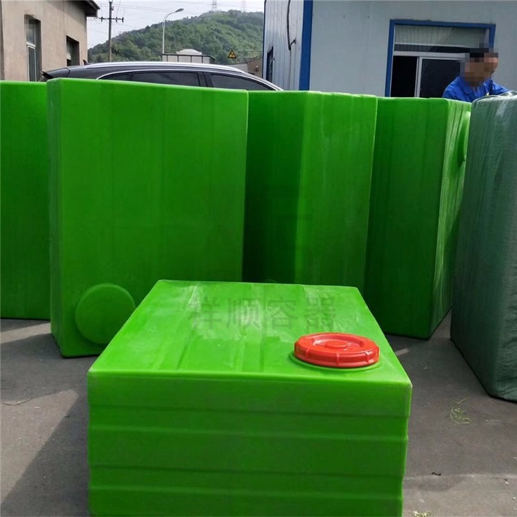 500L方形PE水箱 卧式农药桶 农林设备水箱