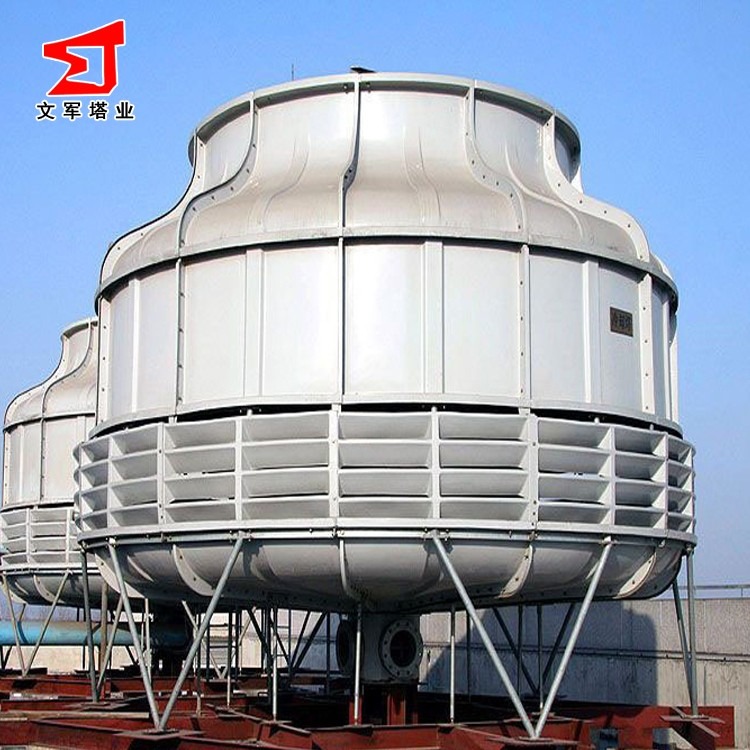 山东玻璃钢冷却塔厂家 专业定制玻璃钢400吨圆形逆流式冷却塔厂家