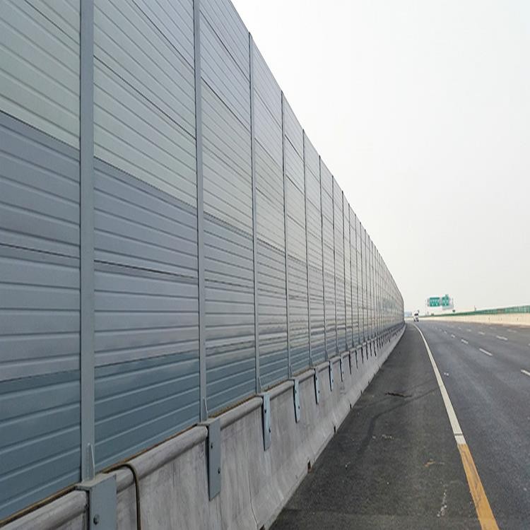 路基段三角型隔音屏障 道路交通单层降噪板 汉威内环桥百叶窗隔音墙