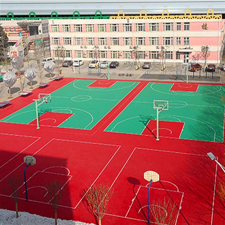捷源达 篮球场悬浮地板 拼装式塑料地板 幼儿园室外悬浮拼装地板