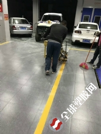 深圳2018最新停车场划线图片,停车位热熔标线