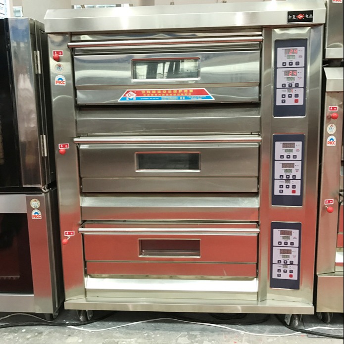 红菱三层六盘电脑版烤箱