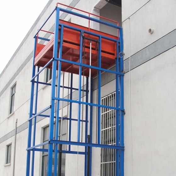 工厂液压货梯 液压电梯导轨式升降平台