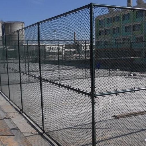 篮球场护栏立柱材料 宜春围网护栏网 南昌九江球场围网施工