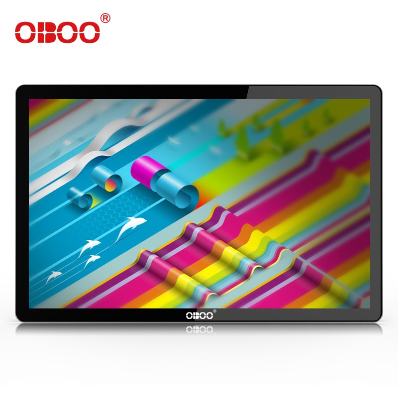 OBOO品牌直营智能网络55寸壁挂式广告机多媒体液晶旋转终端机直销