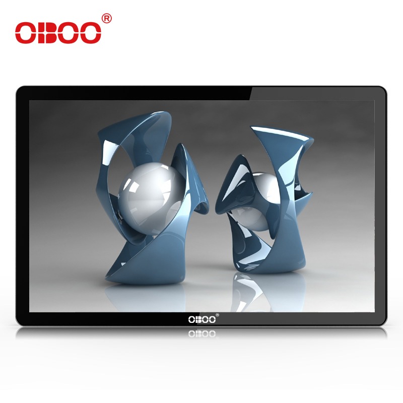OBOO品牌自营84寸超清4K屏幕智能液晶LED壁挂式广告机厂家直销
