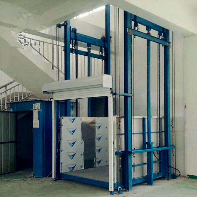 济南牛力供应安徽电动小型升降平台导轨式升降机简易货梯仓库液压升降电梯