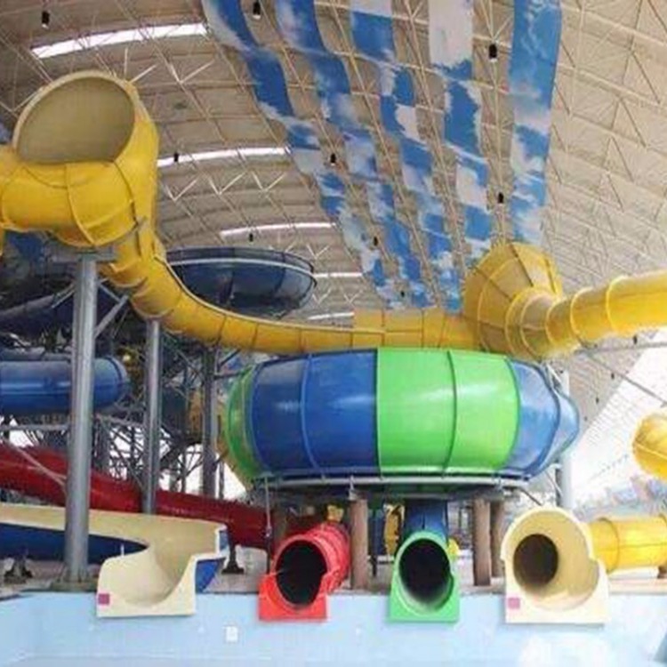 广州浪腾水上乐园设备有限公司设计生产大型水滑梯翻江倒海滑梯