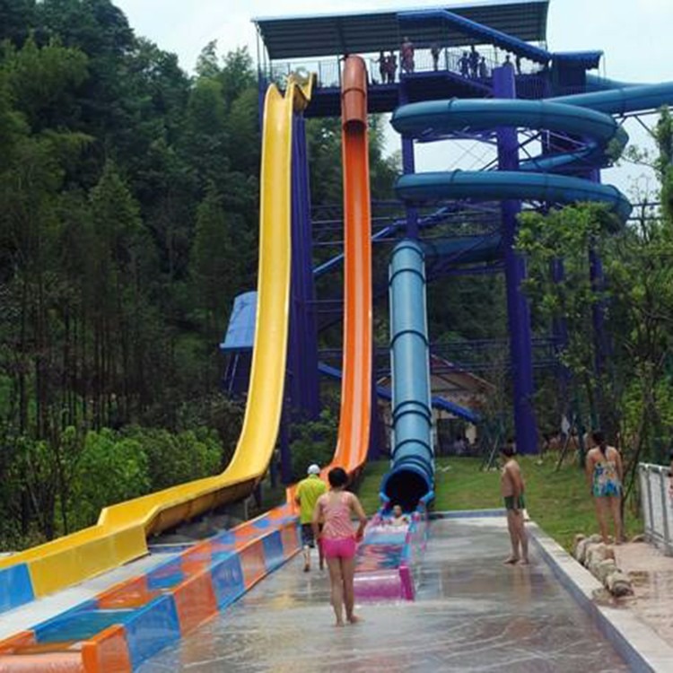 广州浪腾水上乐园设备厂家直供儿童水上乐园设备高速组合水滑梯