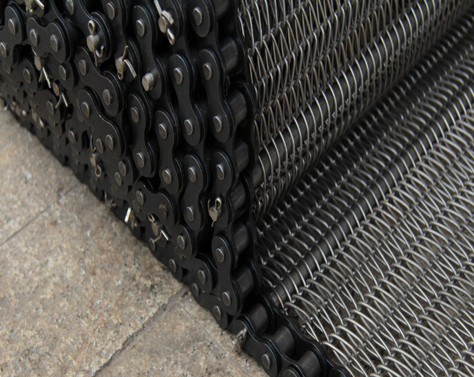 木材烘干链条输送带 耐高温碳钢金属网带