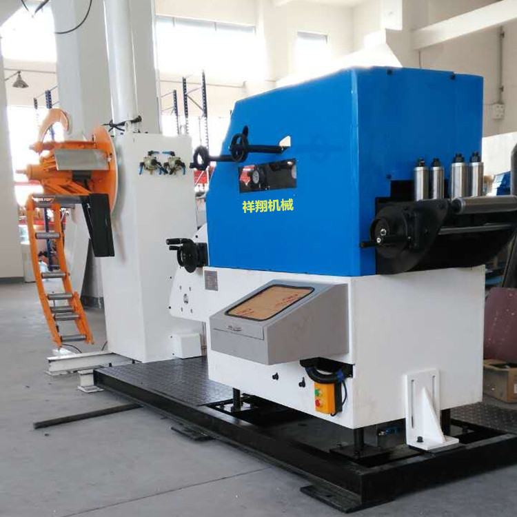 祥翔机械厂家生产冲压自动化横剪生产线 三合一料架矫正送料机