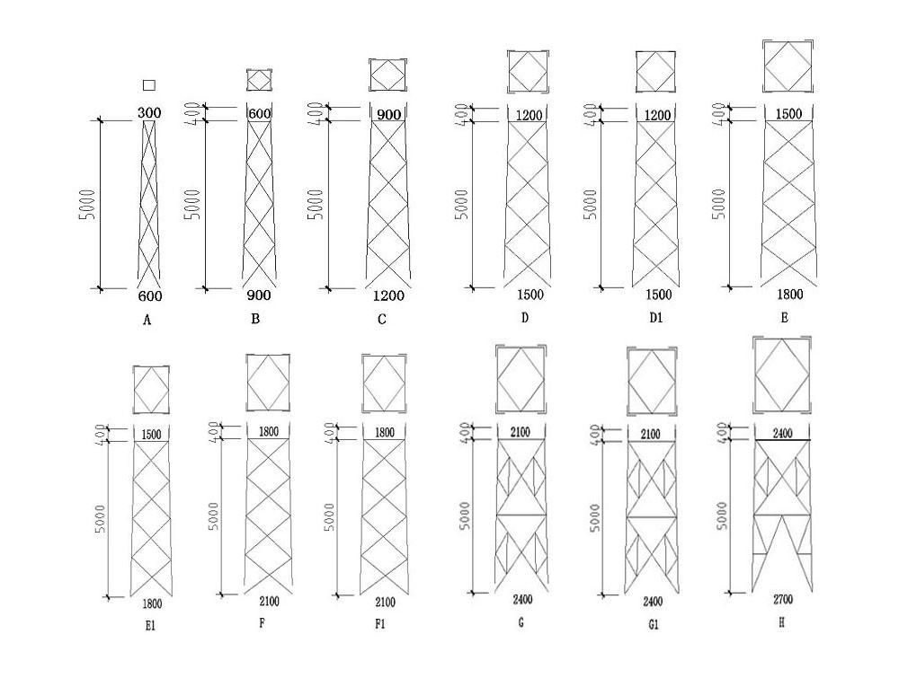 万三聚厂家供应钢结构避雷塔，多年生产经验生产厂家示例图1
