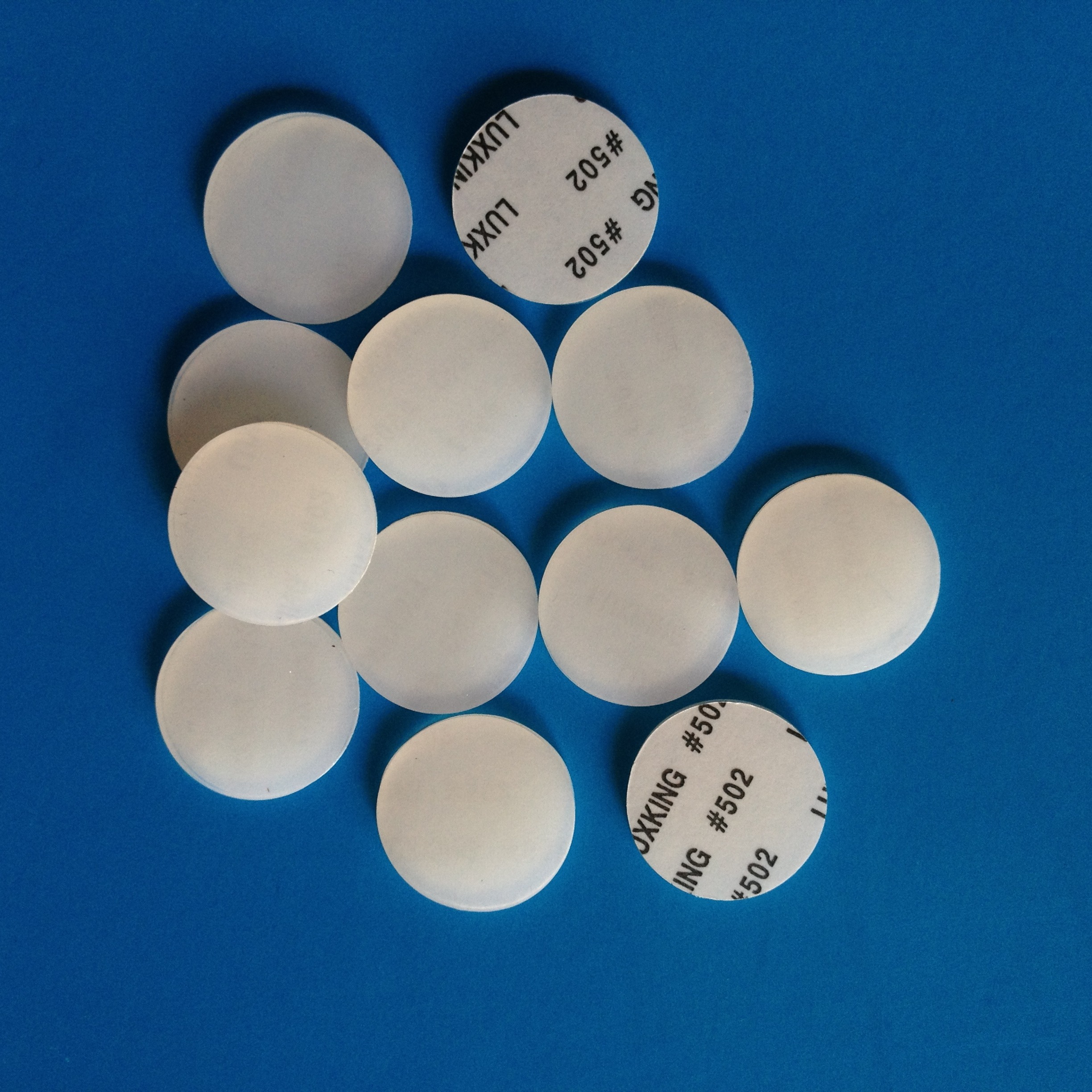鸿源厂家 透明方形圆形硅胶垫  3m白色黑色自粘圆形防滑硅胶垫