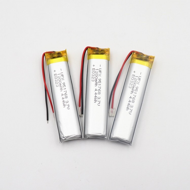 聚合物锂电池951768 3.7V 1200mAh蓝牙音箱 数码设备 吸奶器 监控设备