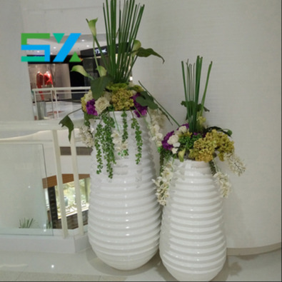 玻璃钢花钵-玻璃钢花盆-玻璃花瓶-玻璃钢选深圳市圣玺空间艺术创意有限公司